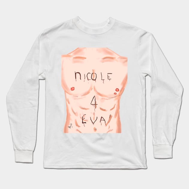 Nicole 4 Eva Long Sleeve T-Shirt by The Miseducation of David and Gary
